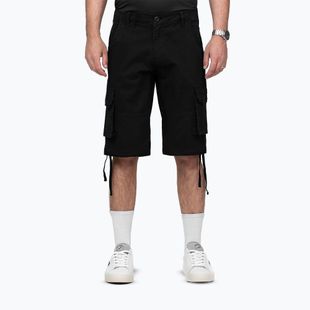Pitbull Volmer Long Cargo Herrenshorts schwarz