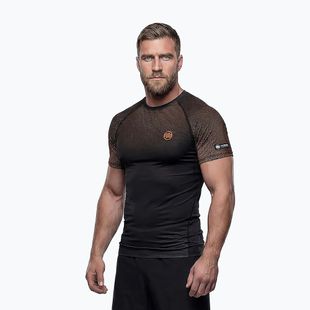 Herren-Rashguard Pitbull Belt Rashguard brown