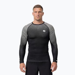 Rashguard Langarmshirt für Herren Pitbull Belt Rashguard black