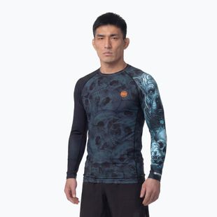 Rashguard Langarmshirt für Herren Pitbull Guardian Angel Rashguard black