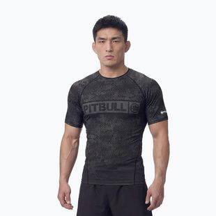 Herren-Rashguard Pitbull Hex Camo Hilltop Rashguard olive