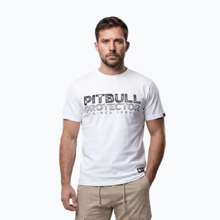 Herren-Shirt Pitbull Protector white