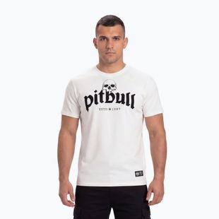 Herren-Shirt Pitbull Tres Perros Viejos off white