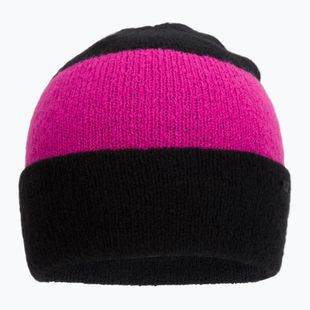 Damen Wintermütze 4F schwarz-rosa H4Z22-CAD011