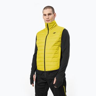 Herren-Trekkingweste 4F BZM060 45S gelb H4Z22-BZM060