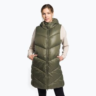 Damenweste 4F grün H4Z22-KUDP006