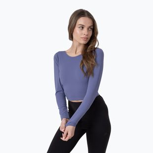 Damen Yoga-Oberteil 4F H4Z22-TSDL019 blau