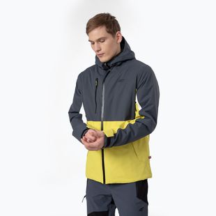 Herren 4F Regenjacke grün H4Z22-KUM060