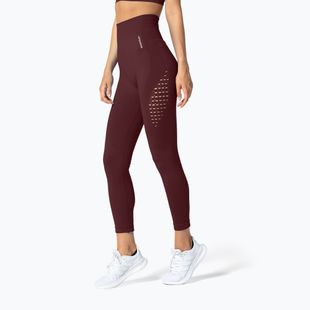 Carpatree Phase Nahtlose Leggings für Frauen Maroon CP-PSL-BU