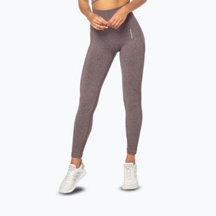 Damen Trainingsleggings Carpatree Allure Seamless braun melange (Pfeffer Mais)