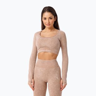 Damen Training Longsleeve Carpatree Yasmine Seamless beige stone wash
