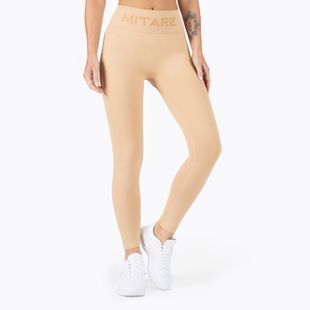 Nahtlose Damen Leggings MITARE Push Up Sunny beige K113