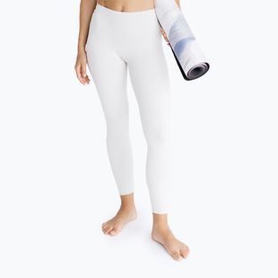 Damen-Yoga-Leggings JOYINME 7/8 Oneness Ease cremeweiß