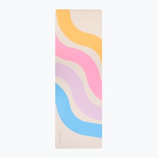 Yoga-/Fitnessmatte FORCEBAND Wave 4 mm mehrfarbig