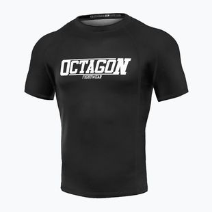 Octagon Premium Fight Wear Herren Rashguard schwarz