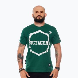 Octagon Herren-T-Shirt Teeth grün