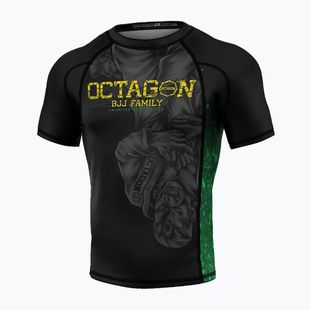 Octagon Premium Jiu Jitsu Family schwarz/mehrfarbig Herren Rashguard