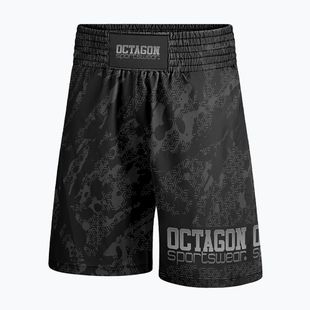 Octagon Geo Grunge schwarz Herren Boxershorts