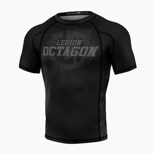 Herren Rashguard Octagon Legion Premium Grunge black/grey