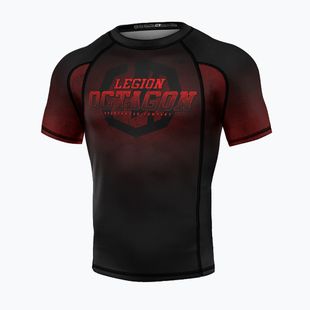 Herren-Rashguard Octagon Legion Premium Conquest black/red