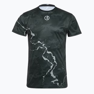 Trainings-T-Shirt Herren Octagon Marble Camo black