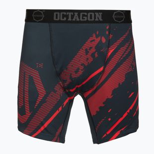 Herren-Trainingsshorts Octagon Legion Escape black/red