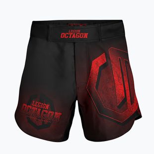 Herren-Trainingsshorts Octagon Legion Conquest black/red