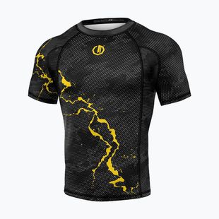 Männer Rashguard Octagon Legion Premium schwarz/gelb