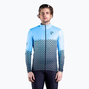 Fahrrad Sweatshirt Hoodie Herren Quest Limone blue