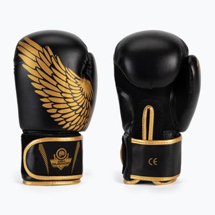Boxhandschuhe DBX BUSHIDO "HAWK" Active Clima schwarz-gold B-2v17