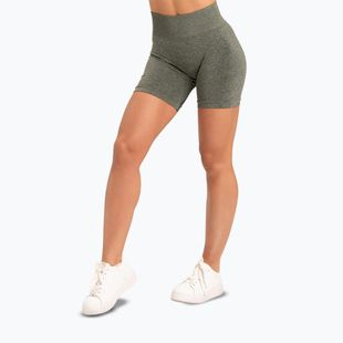 Trainingsshorts Damen Gym Glamour Seamless khaki