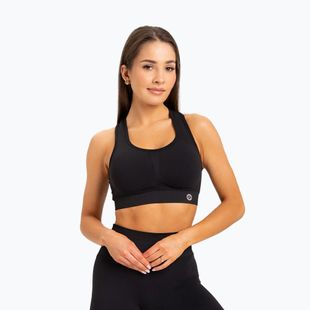 Damen Trainings-BH Gym Glamour push up schwarz 319