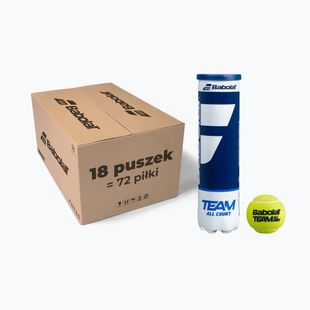 Babolat Team All Court Tennisbälle 18 x 4 Stück gelb 502081