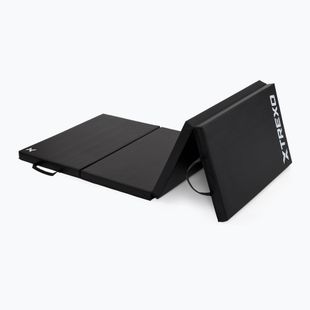 Gymnastikmatte XTREXO faltbar groß Schwarz