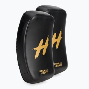 HOOK FIGHTING TX0-B4M0042 Thai gebogene Trainingsscheiben 2 Stück schwarz.