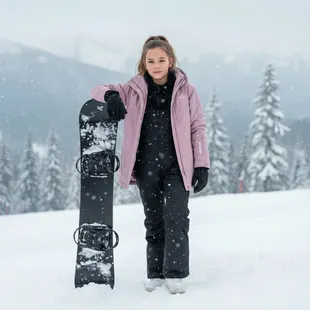 Kinder-Skihose KADVA Skiro Pants schwarz