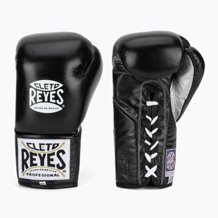 Boxhandschuhe Cleto Reyes Thumb in Cow Leather black/silver