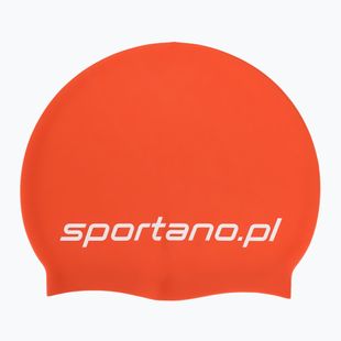Schwimmkappe SPORTANO silicone orange
