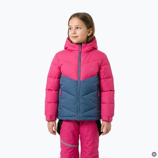 Kinder gefütterte Jacke Kadva Zippi KDG WP 5K/3K rosa