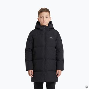 Kinderwattierter Mantel KADVA Ravi ECO schwarz