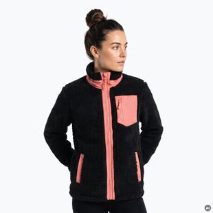 Fleecejacke für Damen KADVA Rodvik WMNS Antracytowy/Szary/Różowy