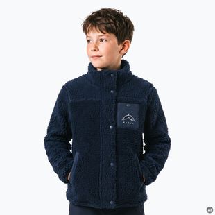 Kinder-Fleecejacke KADVA Rodvik JR marineblau
