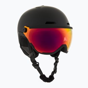 Kinder-Skihelm ATTABO Avens 2.0 Jr Visier schwarz