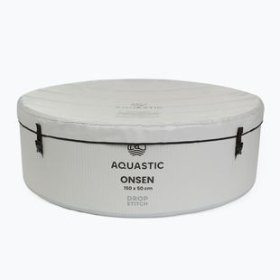 Aufblasbares Schwimmbecken AQUASTIC ONSEN Drop Stitch 700 l 150 cm grau