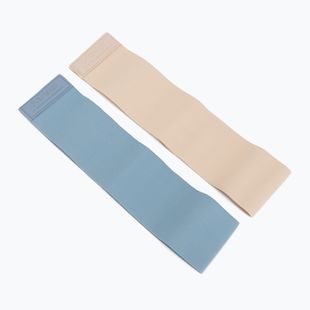Fitness-Trainingsbänder Set XTREXO x Anna Lewandowska bands Beige/Azul Bruma