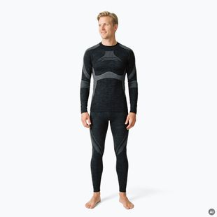 Herren-Funktionsunterwäsche-Set Woolcano SET1089 Czarny