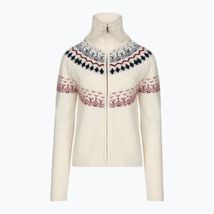 Damenpullover Woolcano SWT1092 Kremowy/Granatowy