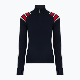 Damenpullover Woolcano SWT1094 Czarny/Kremowy/ Czerwony