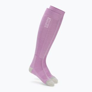 Damen Skisocken Woolcano SCK1096 Szary/Różowy