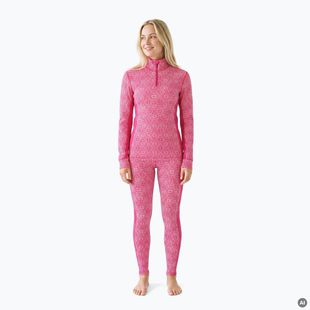 Damen-Set Funktionsunterwäsche Woolcano SET1121 Pink
